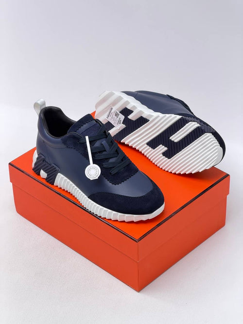 Dark Blue Hrms Classic couples sport shoes