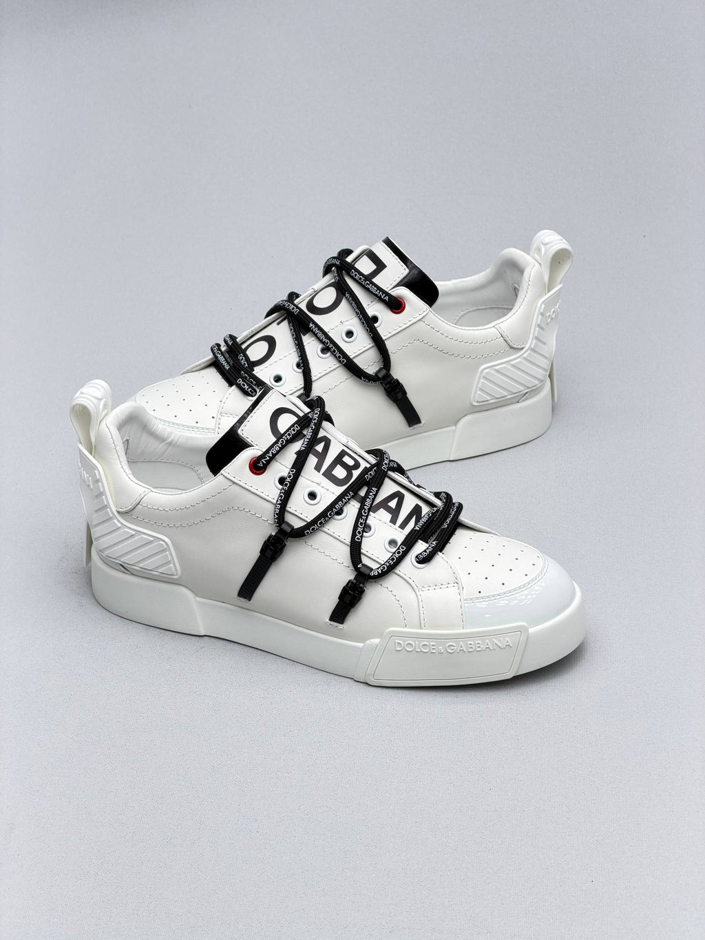 DG Men’s White Logo print Shoes