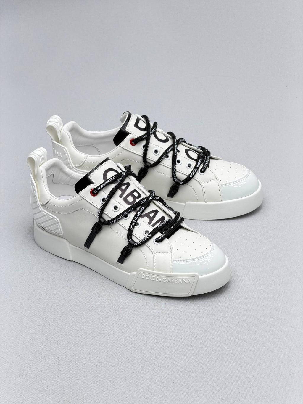 DG Men’s White Logo print Shoes