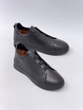 Zegn - Le Sneaker Triple Stitch Homme Black