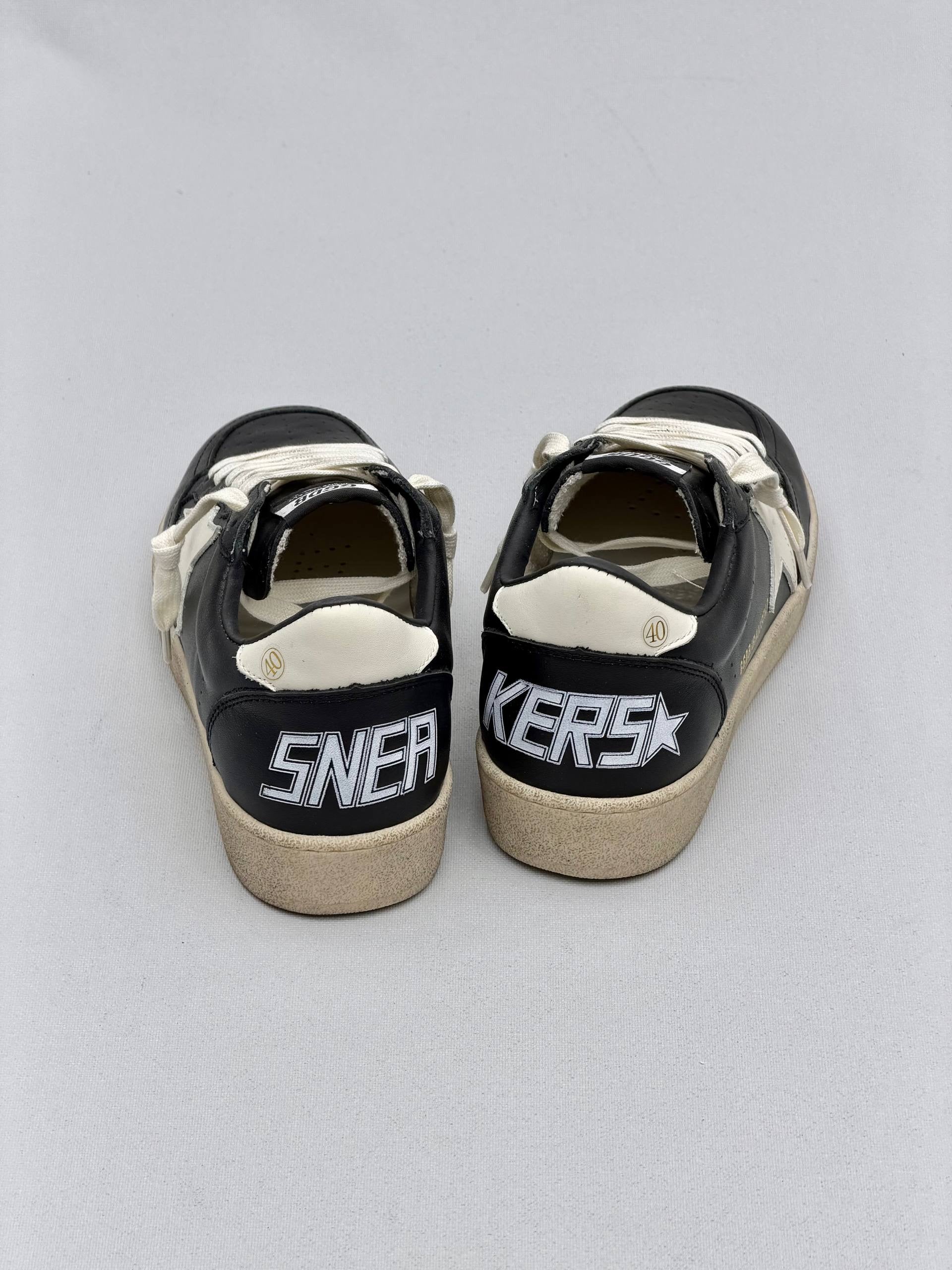 Golden Ball Sandals Black Classic