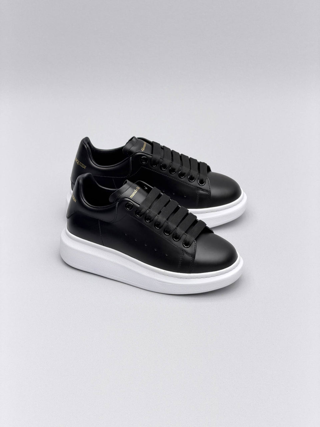 Alexander Classic Mens Black - White Sole Shoes