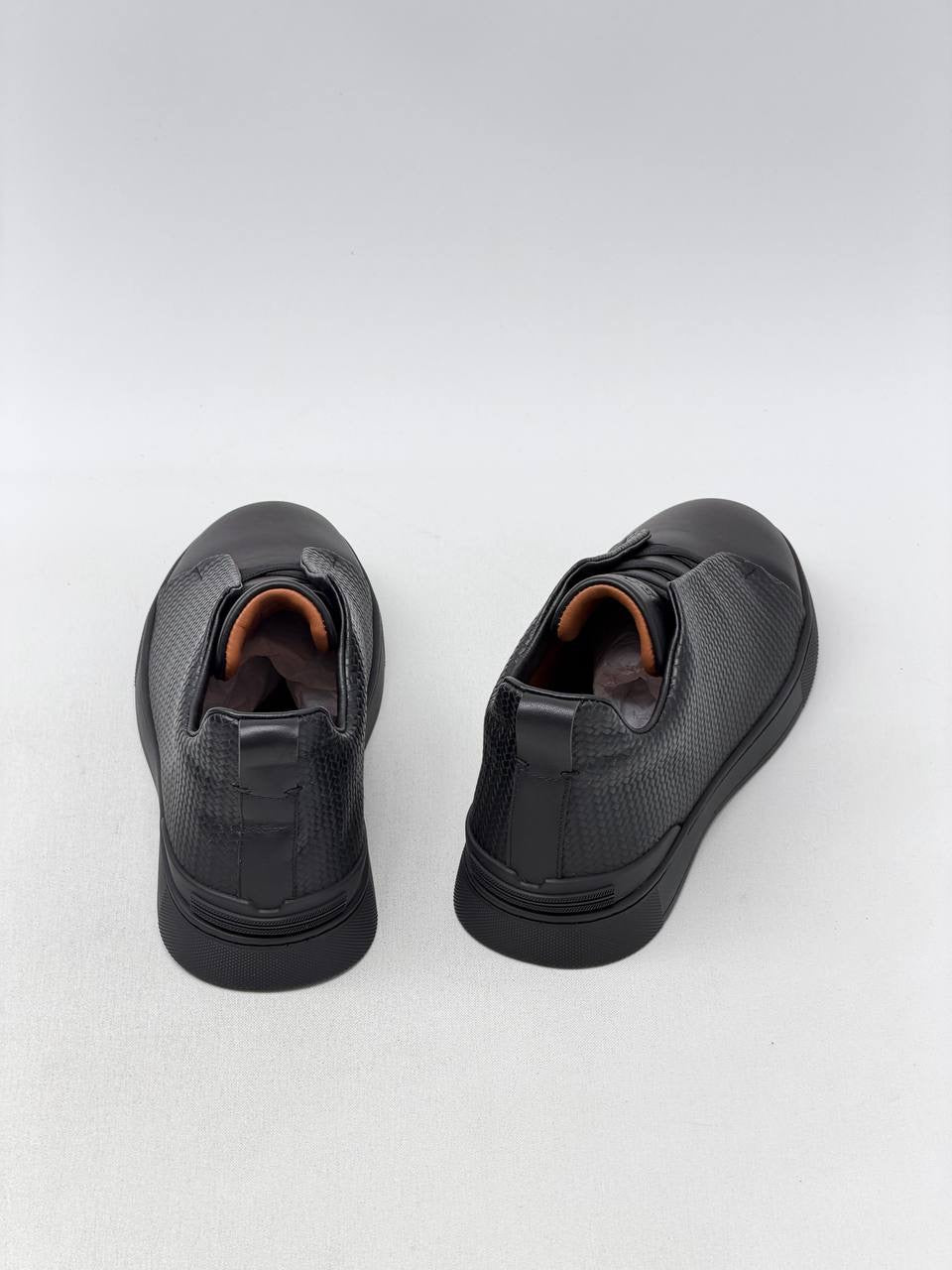 Zegn - Le Sneaker Triple Stitch Homme Black