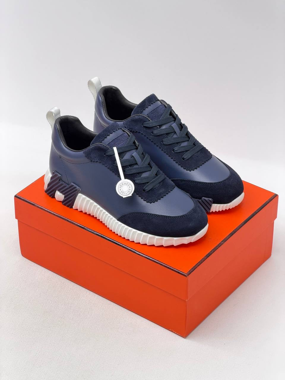 Dark Blue Hrms Classic couples sport shoes