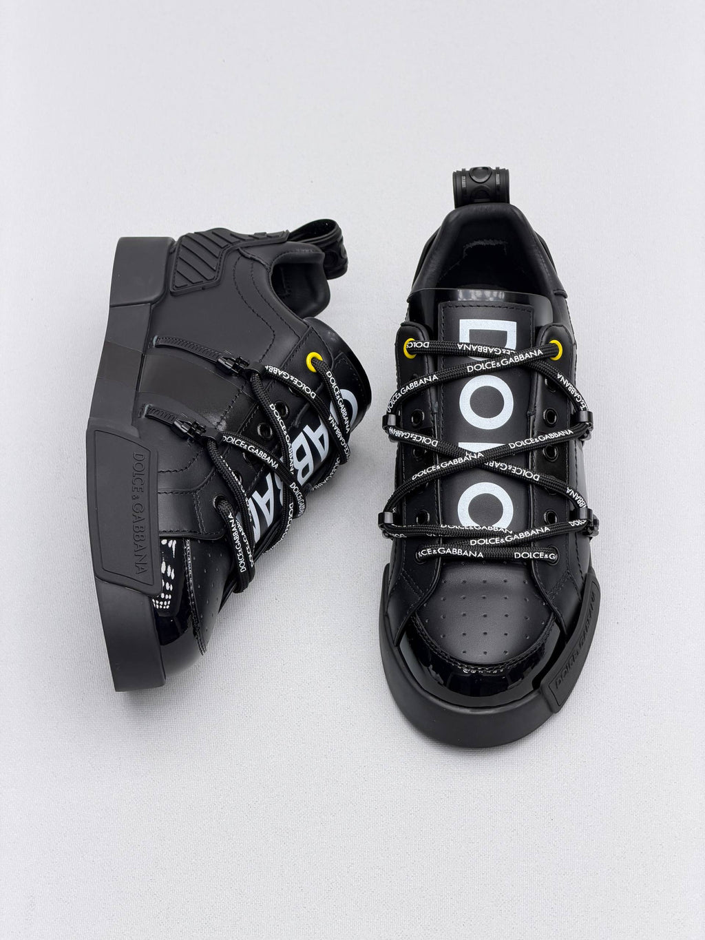 DG Men’s Black Logo print Shoes