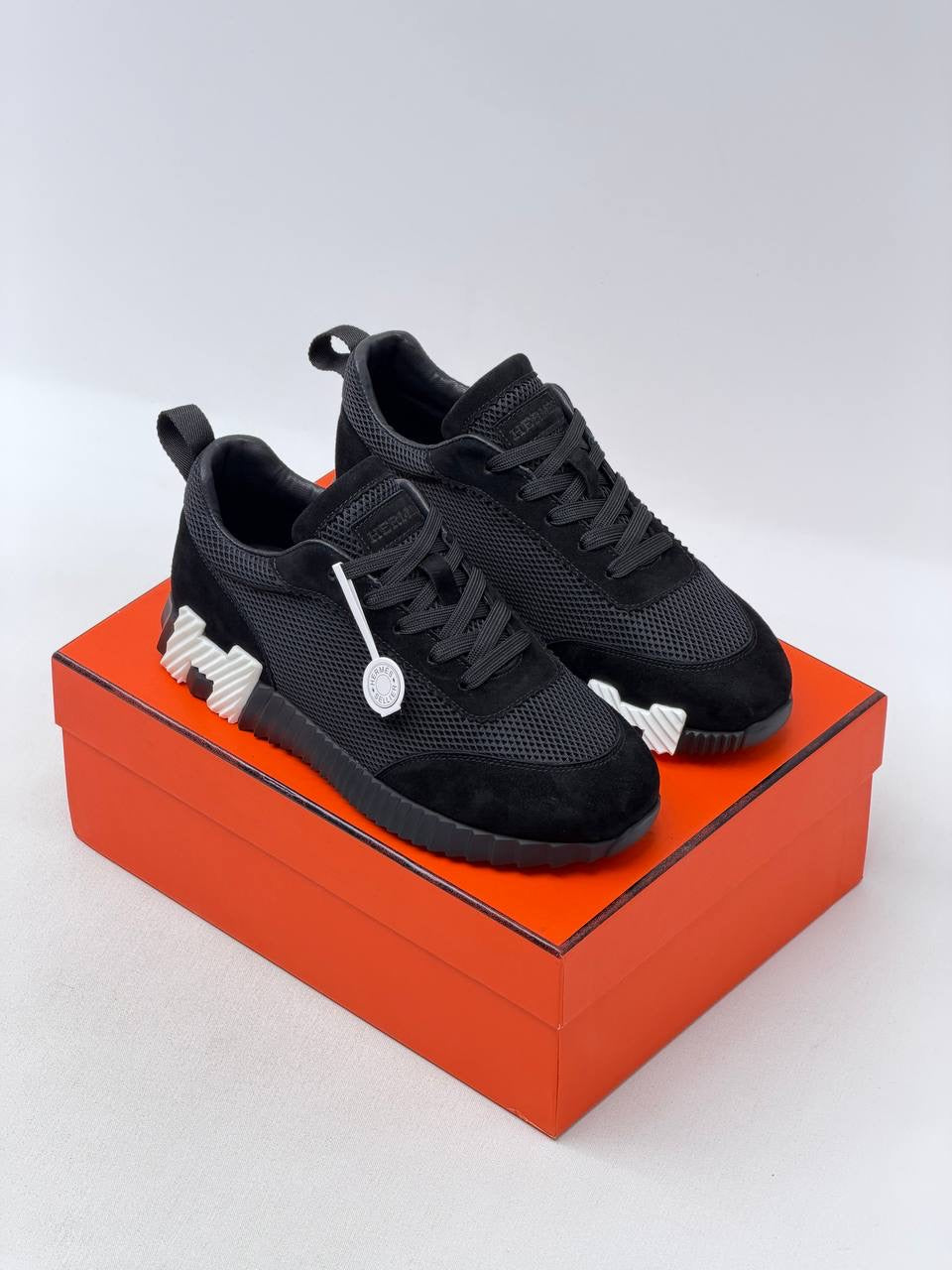 Full Black Hrms Classic couples sport shoes
