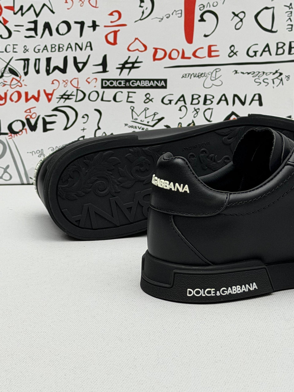 DG Details Full Black Leather Men’s shoes