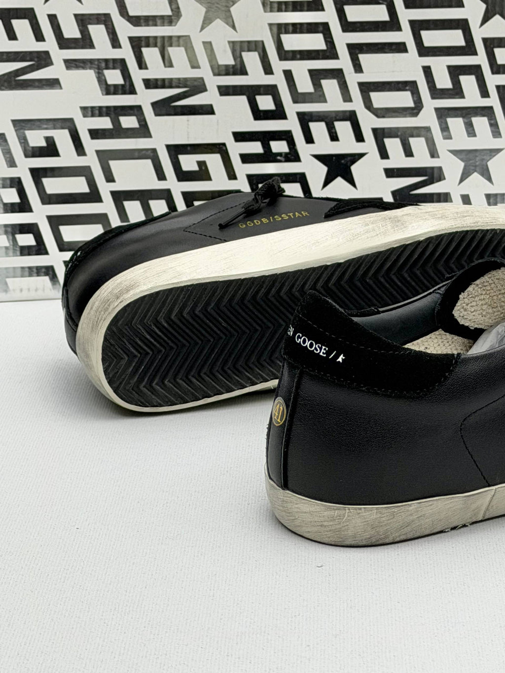 Golden Ball Sandals Classic Full Black