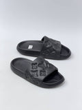 Waterfont Black Puffer Slipper - LV