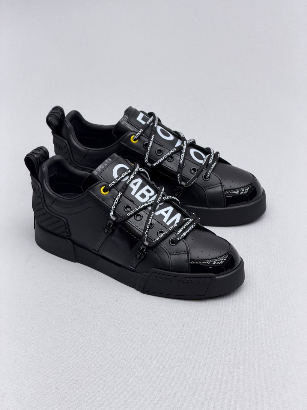DG Men’s Black Logo print Shoes