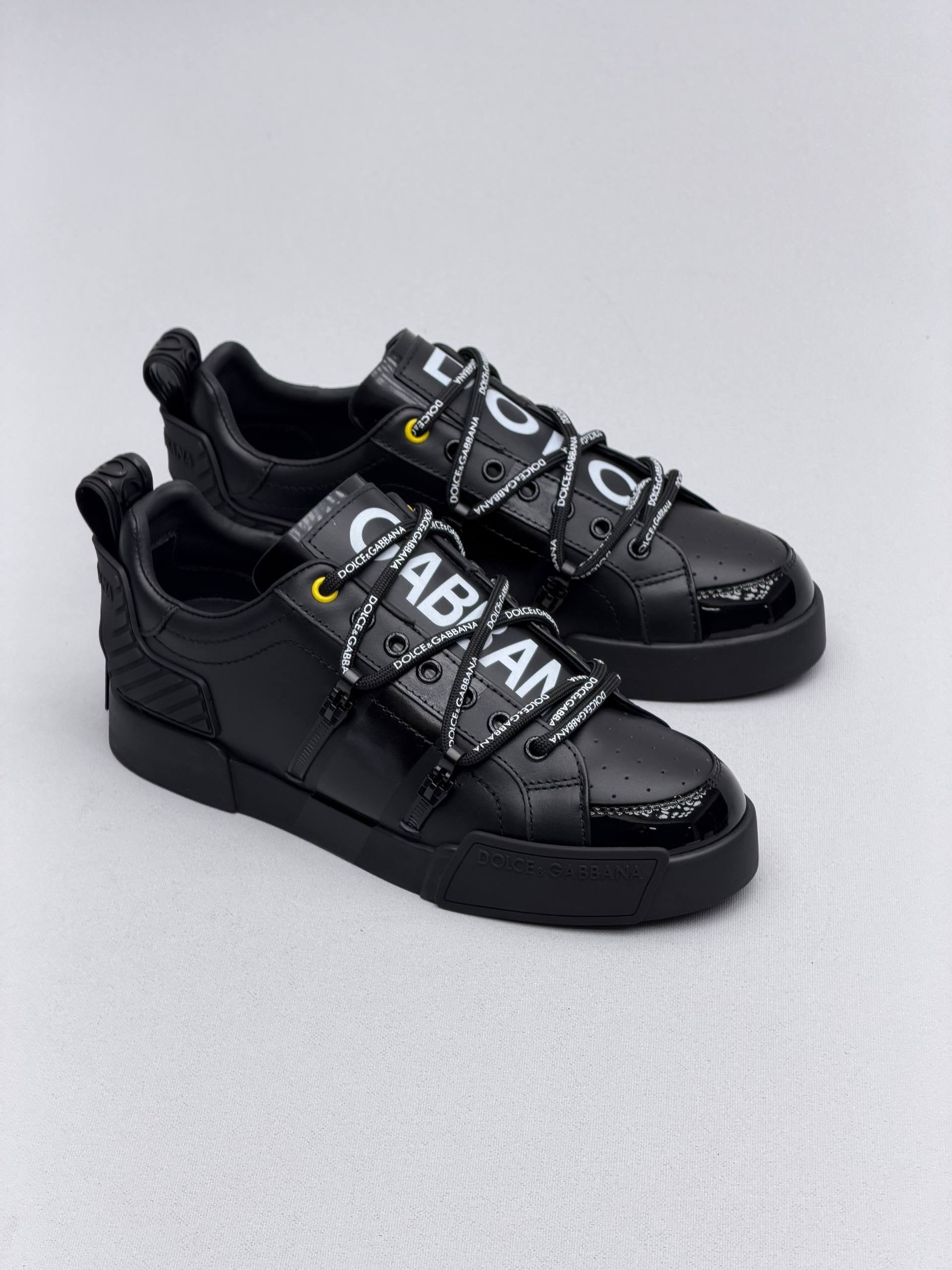 DG Men’s Black Logo print Shoes