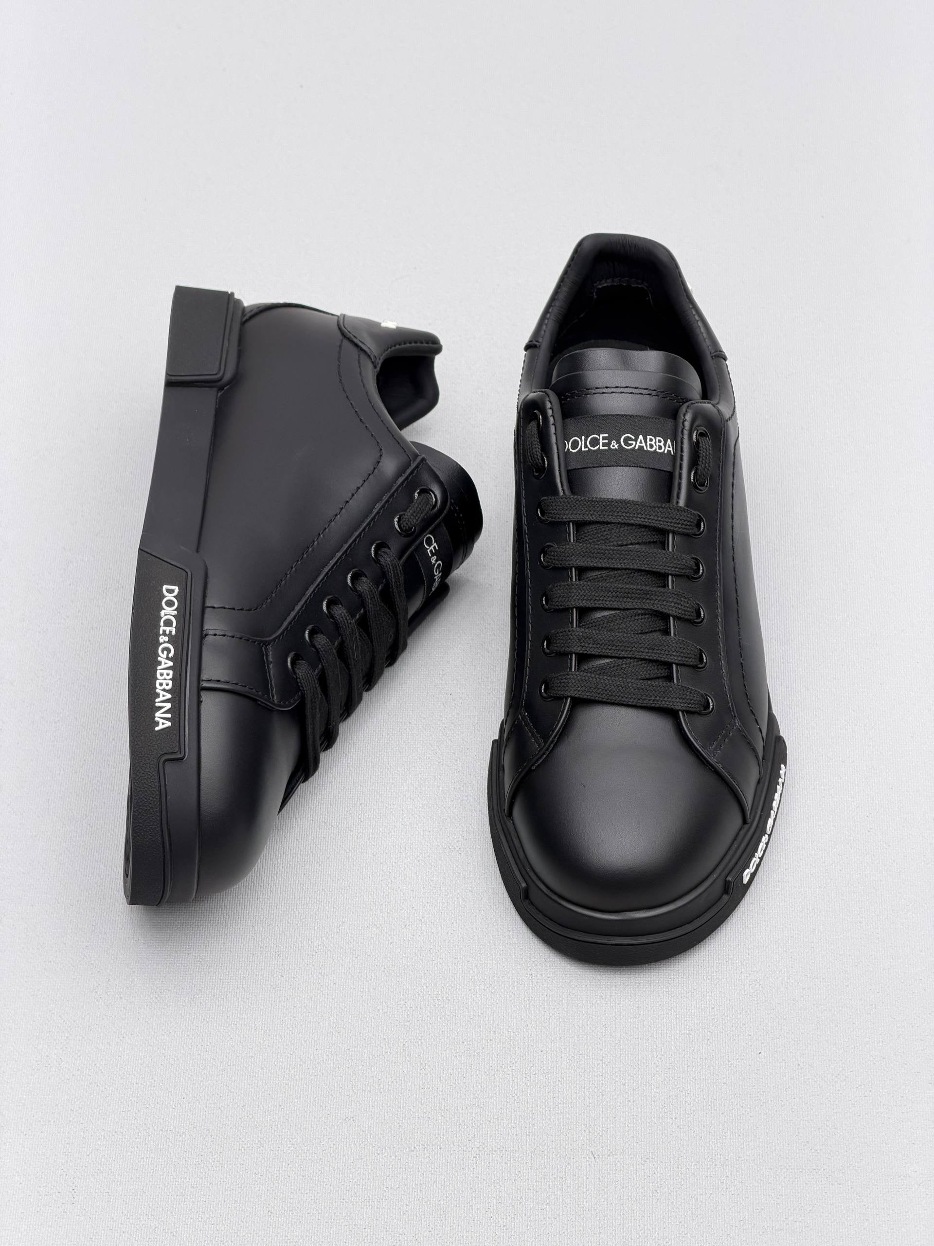 DG Details Full Black Leather Men’s shoes