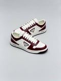 Prda Downtown Leather Sneakers Black White
