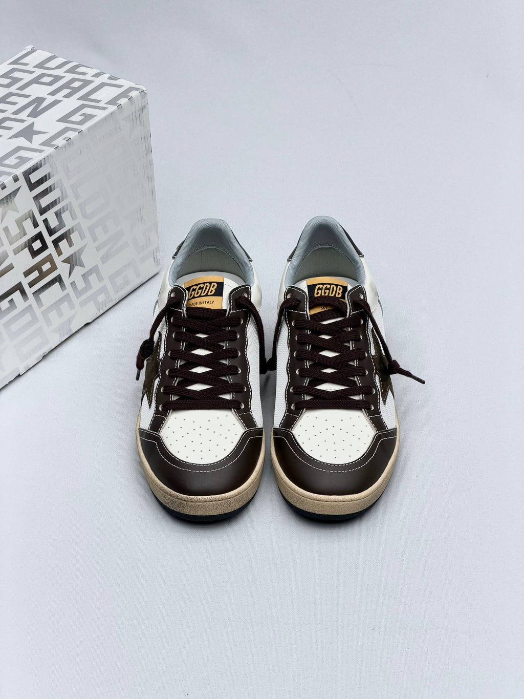 Golden Ball Sandals Shiny Vintage