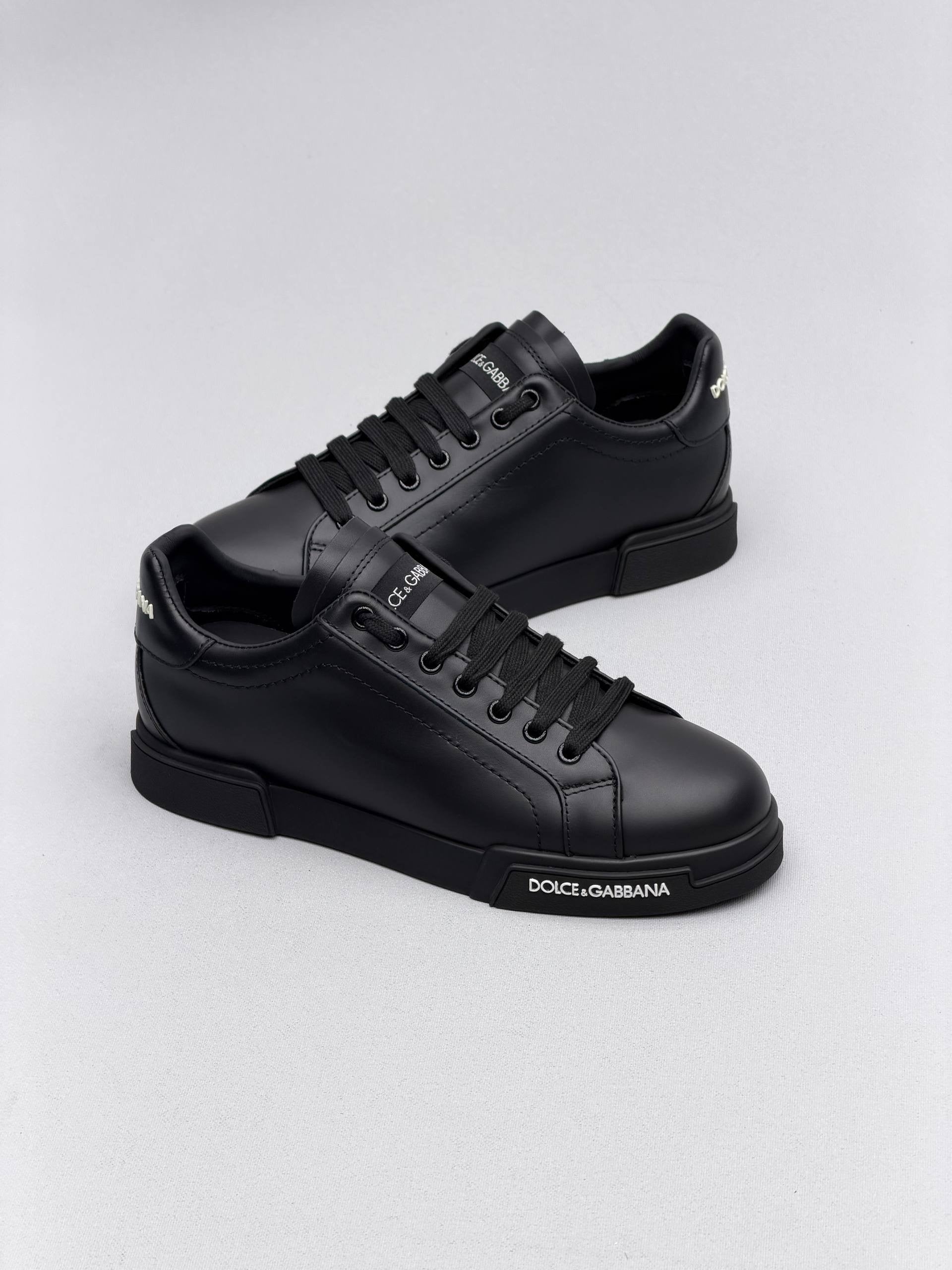 DG Details Full Black Leather Men’s shoes