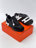 Full Black Hrms Classic couples sport shoes
